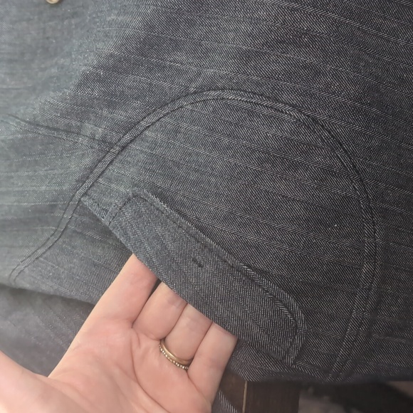 Piazza Sempione Cotton and Silk Luxury Denim Blazer Medium - Picture 8 of 11